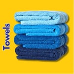 Photo of folded towels Photo of folded towels