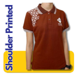 Shoulder Printed Polo Shoulder Printed Polo